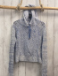 Preview: Abercrombie  Pullover  Gr. 158/164  weiß lavendel meliert Strick Kapuze 