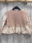 Preview: zara Bluse Gr. 104  rosa Blumen Strickpullunder