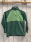 Preview: Didriksons Pullover Gr. 110  grün hellgrün Fleece Knopfleiste blauer Bund