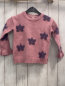 Preview:  Pullover Gr. 104  rosa lila Blumen Strick
