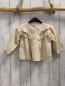 Preview:   Bluse  Gr. 80  beige Kord Rüschen mit Lochstickerei 