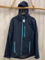 Preview:   Softshelljacke  Gr. 176/182  blau hellblaue Reißverschlüsse 