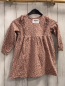 Preview: Vertbaudet  Kleid  Gr. 98  altrosa weinrote Blumen 