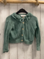 Preview: Zara  Strickjacke  Gr. 104  mint Strick Rüschen 