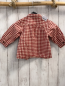Preview: H&M  Hemd  Gr. 80  rot beige grau kariert 