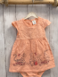 Preview: Disney  Kleid  Gr. 86  orange Winnie Puuh Motive Lochstickere Bodyunterteil  