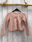Preview: H&M Strickjacke Gr. 98  rosa Lochmuster