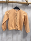 Preview: next Strickjacke Gr. 110  aprikot Lochmuster