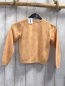 Preview: next Strickjacke Gr. 110  aprikot Lochmuster