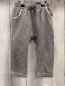 Preview:   Jeggings  Gr. 86  grau hellgraue Zackenstreifen Schleife 