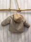 Preview: Zara  Winterjacke  Gr. 92  heller kiwiton Fellkapuze beige Reißverschluss 