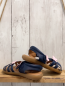 Preview: neu Kmins  Sandalen  Gr. 32  blau rosa Schmetterlinge 