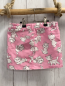 Preview: H&M Rock Gr. 110  rosa weiße Katzen Aristocats Bund verstellbar 
