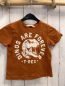 Preview: H&M  T-Shirt  Gr. 98  rost weißer Dinokopf + Schrift 