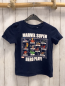 Preview: Marvel  T-Shirt  Gr. 110  blau Superhelden weiße Schrift 