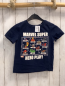 Preview: Marvel  T-Shirt  Gr. 104  blau Superhelden weiße Schrift 