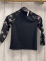 Preview: H&M  Badeshirt lang  Gr. 98  grau bunte Palmen + Schrift 