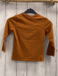 Preview: H&M  Langarmshirt  Gr. 98  ocker weißer Dino + weiße Schrift 