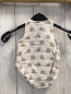Preview: Frugi  Playsuit Gr. 56  weiß Struktur Wale 