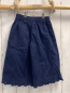 Preview: H&M  Hosenrock Gr. 98  blau Gummizugbund Lochstickerei am Saum 