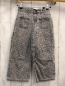 Preview: Koton Hose Gr. 110  grau Jeans weites Bein Leoprint Bund verstellbar
