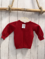 Preview: H&M  Pullover  Gr. 68  rot mit Glitzer Strick Rüschen