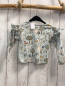 Preview: Next  Langarmshirt  Gr. 98  mint Tiere Bäume Blumen 
