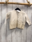Preview: H&M  Strickjacke  Gr. 92  beige goldene Glitzerpunkte 