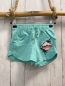 Preview: Zara  Shorts  Gr. 122  mint Schild schwarze Blätter 