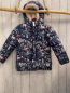 Preview: Next  Winterjacke  Gr. 116  blau Einhörner ua Tiere Kapuze altrosa Plüschbund + -futter 