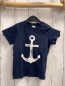 Preview: H&M T-Shirt  Gr. 80  blau weißer Anker 