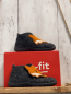 Preview: Superft  Hausschuh  Gr. 23  grau Walkstoff Fuchskopf 
