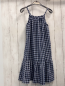 Preview: zara Kleid Gr. 140  blau hellblau kariert