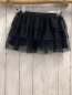 Preview: Zara  Rock Gr. 92  schwarz Tüllrüschen 