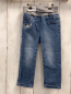Preview: S´Oliver  Hose  Gr. 92  blau Jeans grauer Strickbund weiße Blumen 