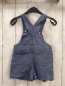 Preview:   Latzshorts Gr. 104  blau jeansoptik + rot weiß kariertes Gürtelband Käfer 