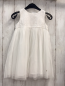 Preview: Petit Bateau Kleid  Gr. 92  weiß besticktes Oberteil Tüllrock