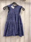 Preview: Next  Kleid  Gr. 98  grau lila Ovale weiße Punkte 