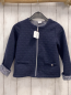 Preview: Bludkids  Sweatjacke  Gr. 86  blau Sterne + weiße Herzen 