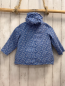 Preview: 2tlg Sergent Major  Regenjacke + Weste  Gr. 92  blau weße Blumene 