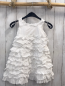 Preview: Herlooms  Kleid  Gr. 98  weiß Rüschen 