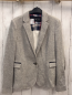 Preview: Zara  Jacket  Gr. M/L grau hellgrau meliert blaue Kordaufnäher an den Ellenbogen 