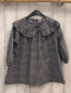 Preview: Zara  Kleid  Gr. 98  schwarz weiß kariert Rüschen 