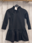 Preview: Mango  Kleid  Gr. 98  schwarz grau kariert Rüschenkragen 
