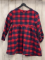 Preview: Okadi  Kleid  Gr. 116  rot blau beige kariert 