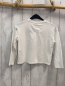 Preview: Zara  Langarmshirt  Gr. 116  weiß beige hellbraune Bäume 