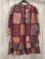 Preview: Zara  Kleid  Gr. 140  bunte Quadrate mit Blumen Punkten + Ornamentdruck 