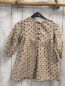 Preview: Zara  Kleid  Gr. 110  beige schwarze Punkte 