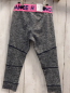 Preview: Next  Sportleggings  Gr. 104  grau meliert pink Bund mit blauer Schrift 