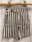 Preview: Zara  Shorts  Gr. 152  beige dunkelgraue Streifen 